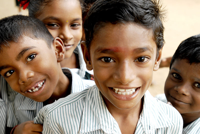 Should children be portrayed instead like this? Photo: DFID - UK Department for International Development. 11 June 2009. Via Wikimedia. CC-AS 2.0
